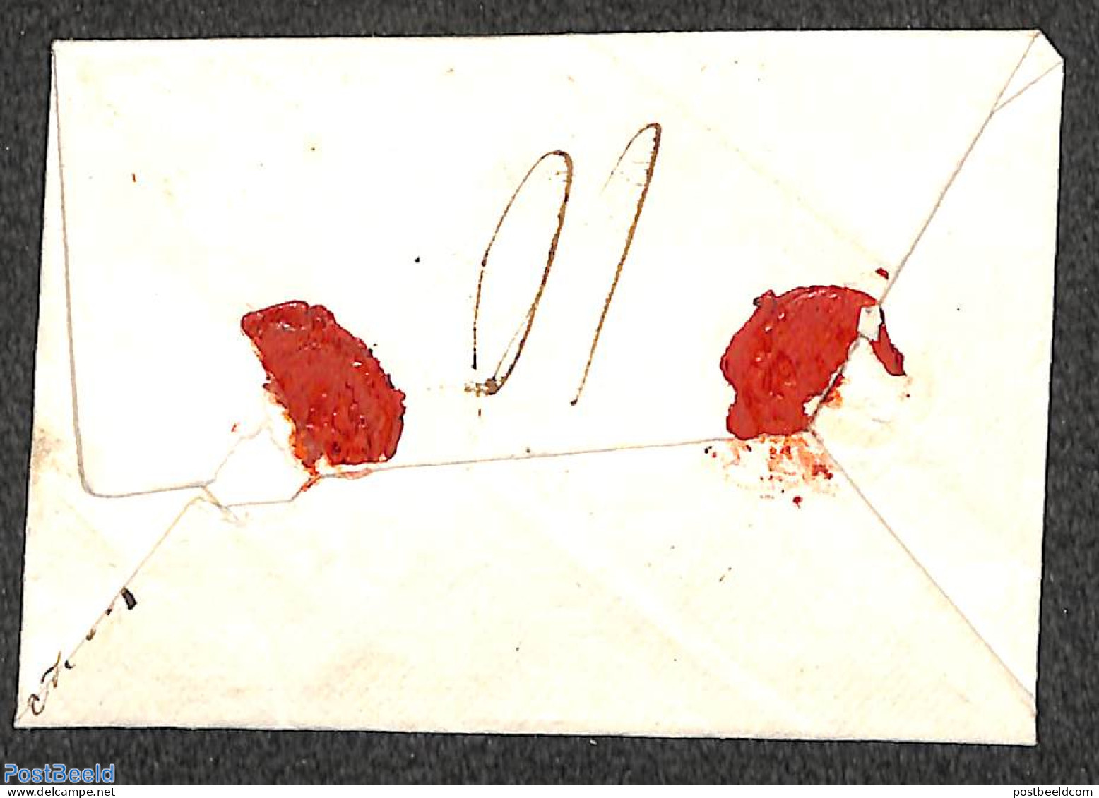 Netherlands 1818 Folded Letter From Meppel To Schiedam (with Meppel Mark) AANGETEKEND, Postal History - ...-1852 Préphilatélie