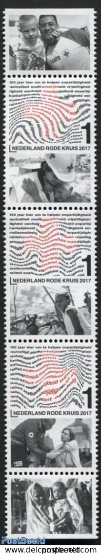 Netherlands 2017 Red Cross 3v [::], Mint NH, Health - Red Cross - Unused Stamps