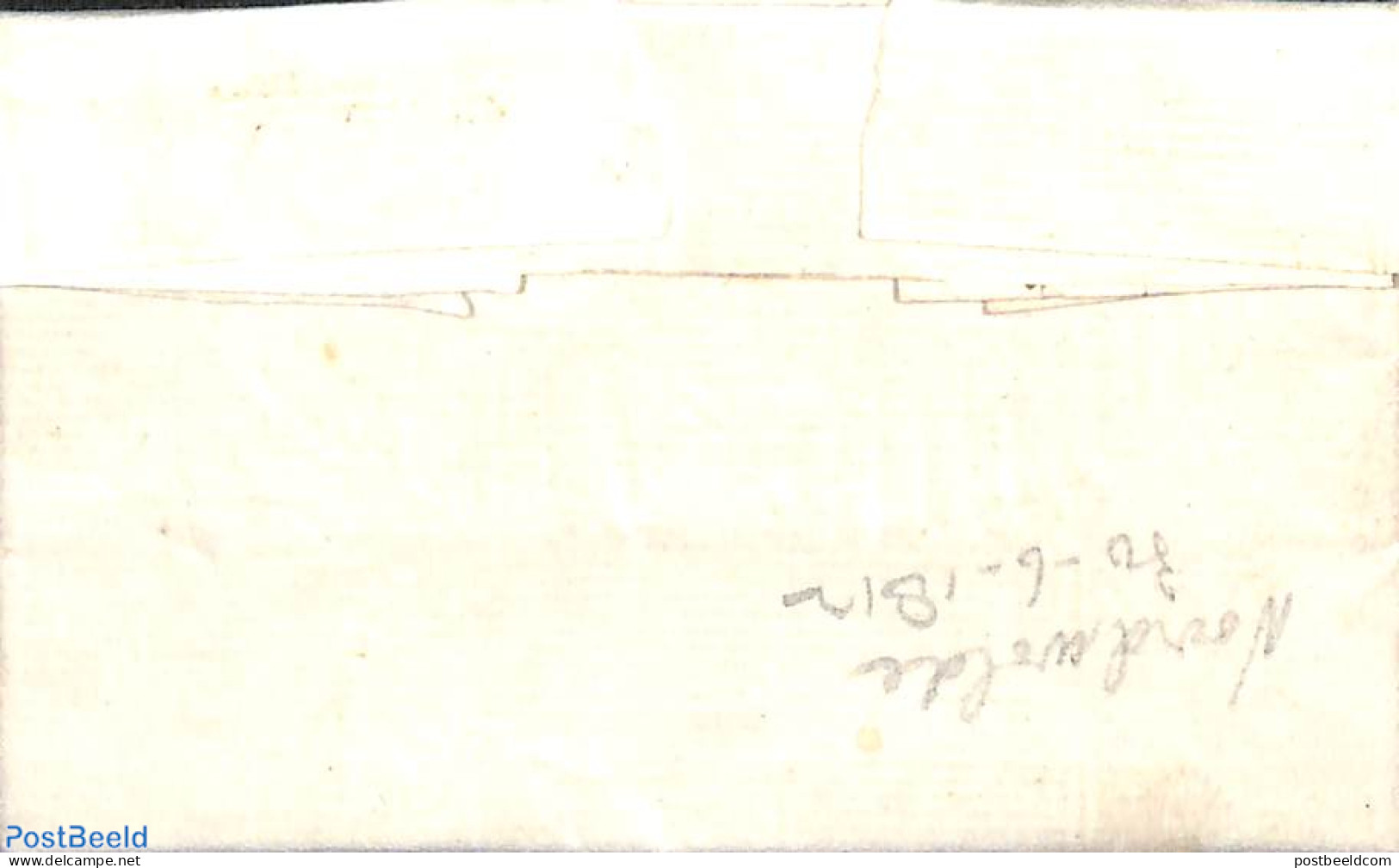 Netherlands 1822 Folding Letter From Noordwolde To Diever, Postal History - ...-1852 Prephilately