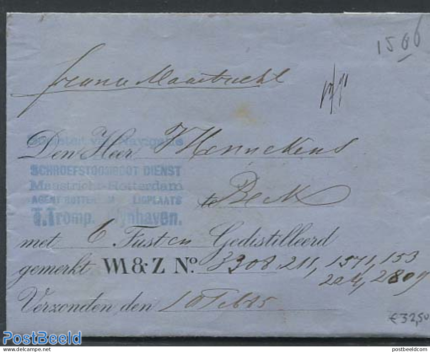 Netherlands 1915 An Invoice From Delft From Van Meerten & Zonen., Postal History - Lettres & Documents
