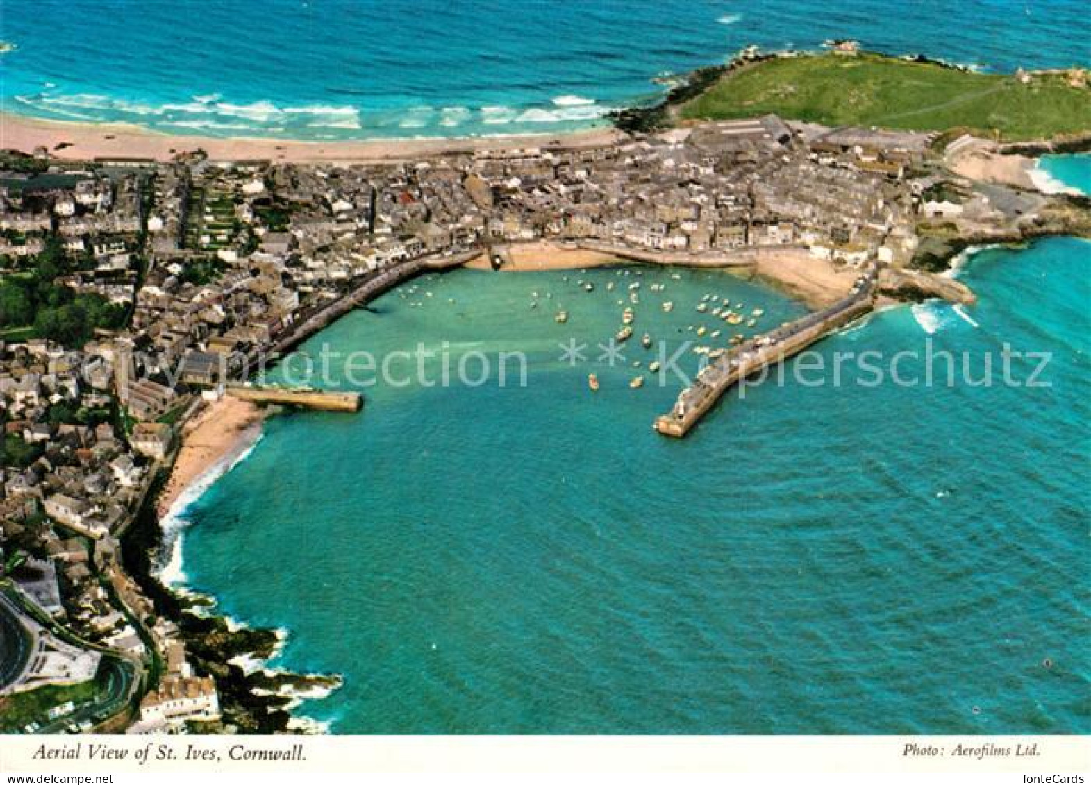 73607288 St Ives Cornwall Aerial View St Ives Cornwall - Sonstige & Ohne Zuordnung