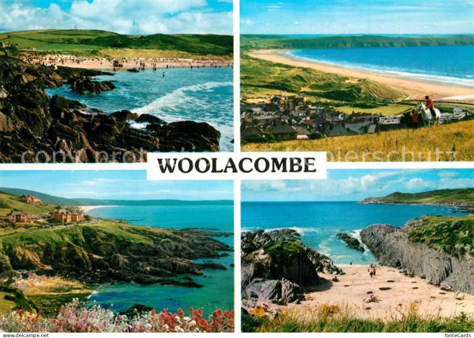 73607267 Woolacombe Kuestenpanorama Strand Woolacombe - Andere & Zonder Classificatie