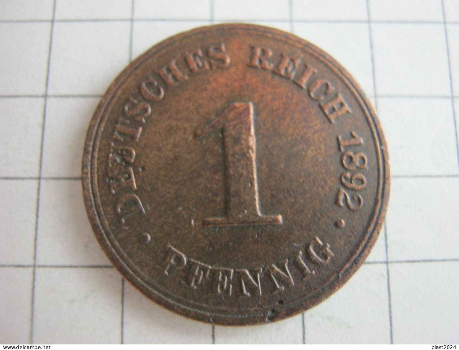 Germany 1 Pfennig 1892 F - 1 Pfennig