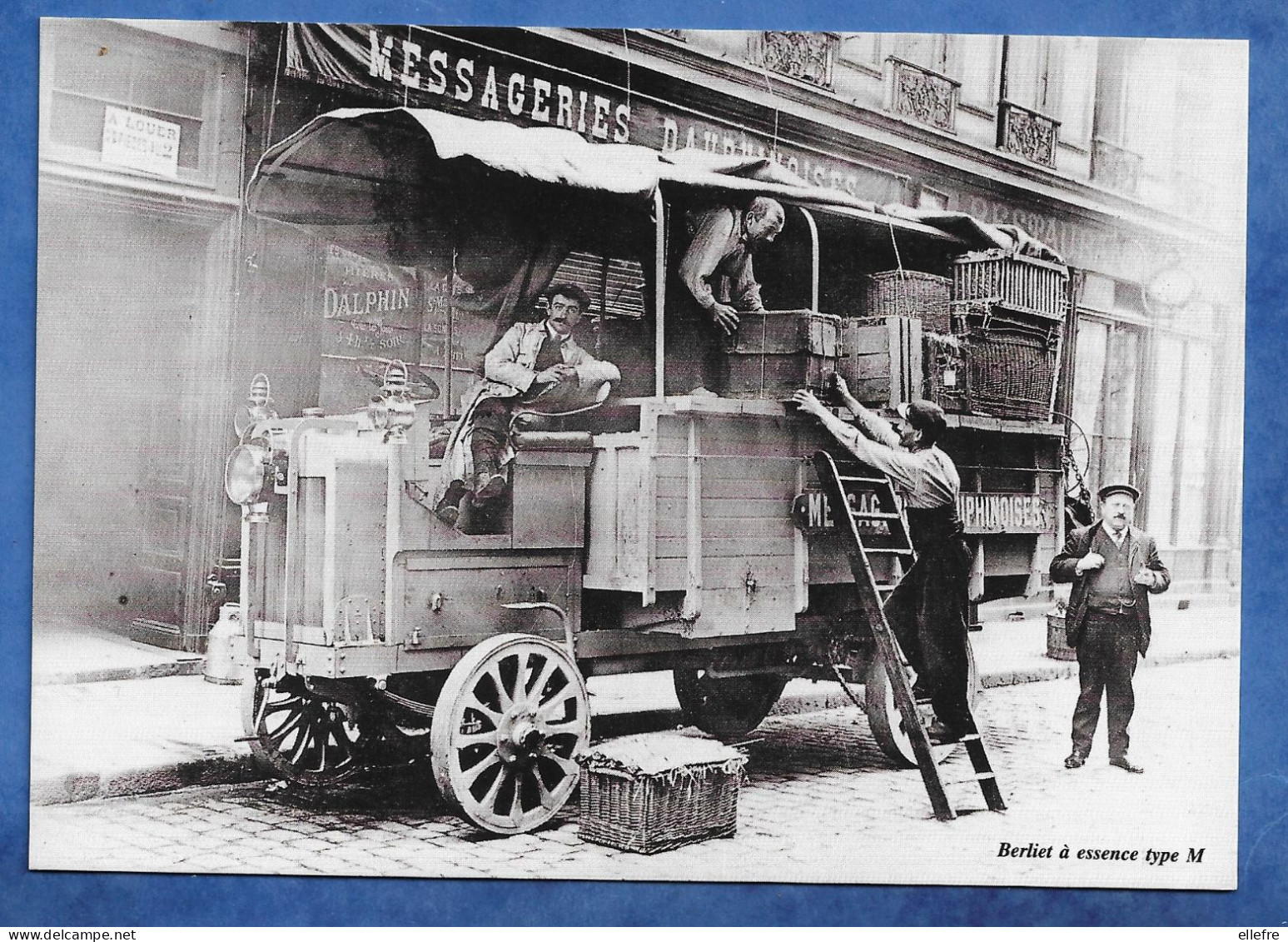 CPM Transport Poids Lourds Série L'aventure Du Camion 1910/1914 BERLIET à Essence Type M - - Camions & Poids Lourds