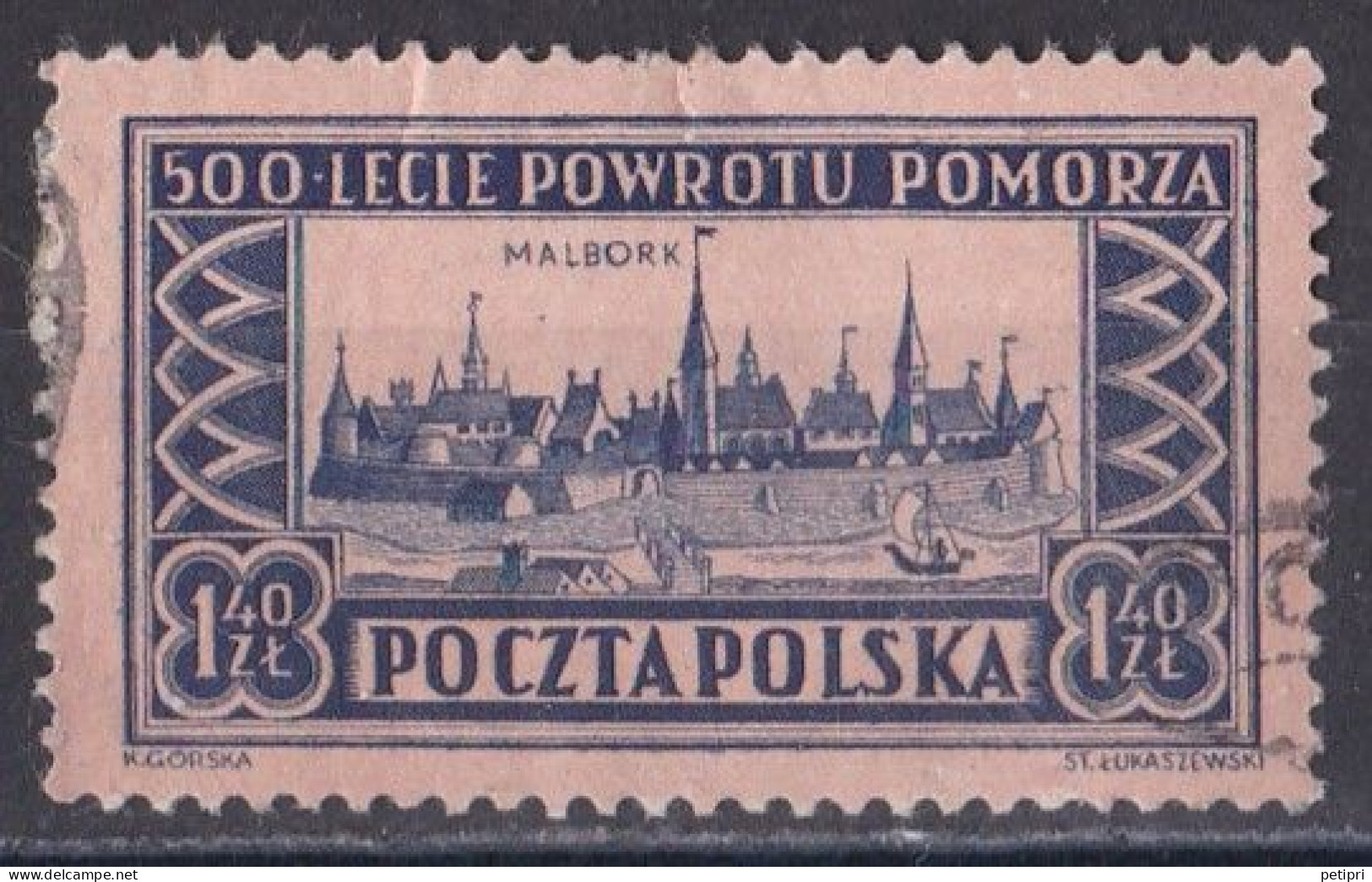 Pologne - République 1944 - 1960   Y & T N °  780  Oblitéré - Oblitérés