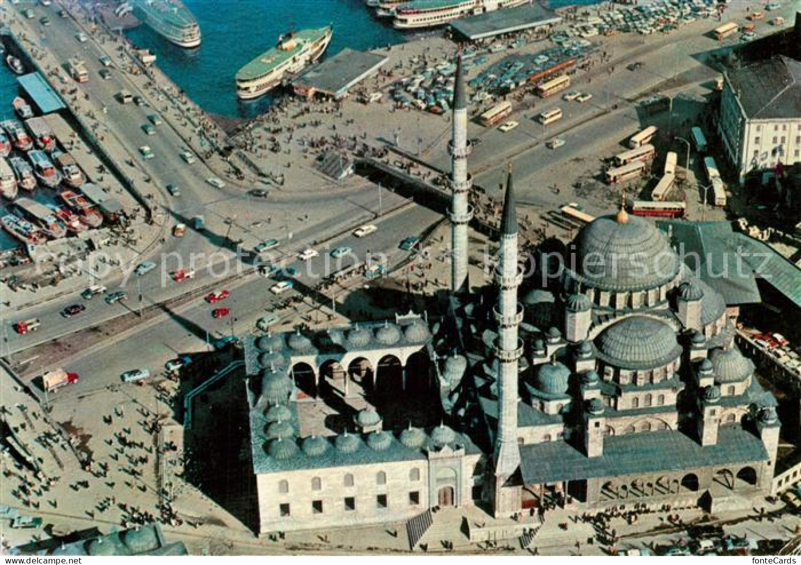 73604447 Istanbul Constantinopel Yeni Camii Moschee Fliegeraufnahme Istanbul Con - Turchia