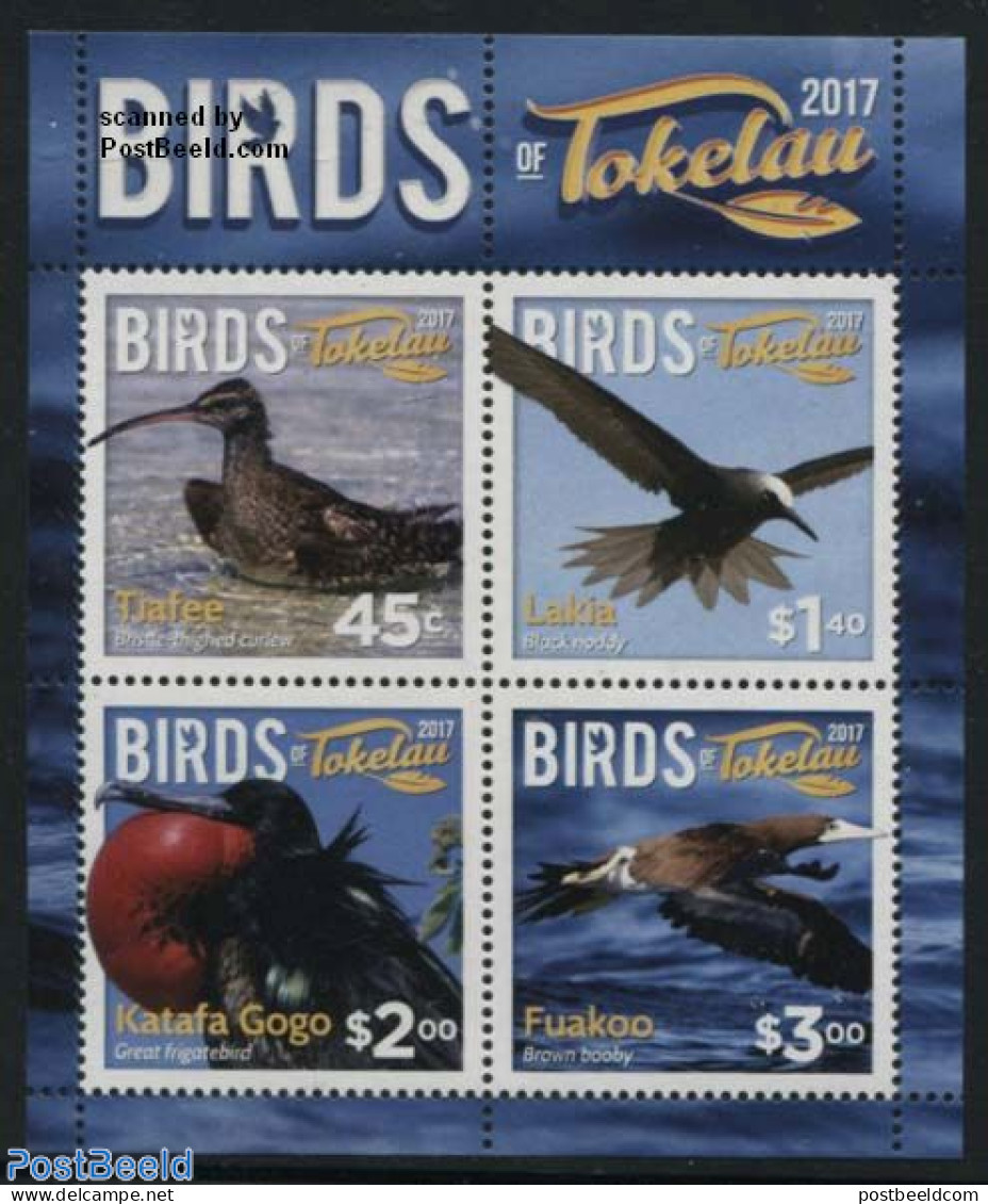 Tokelau Islands 2017 Birds S/s, Mint NH, Nature - Birds - Tokelau