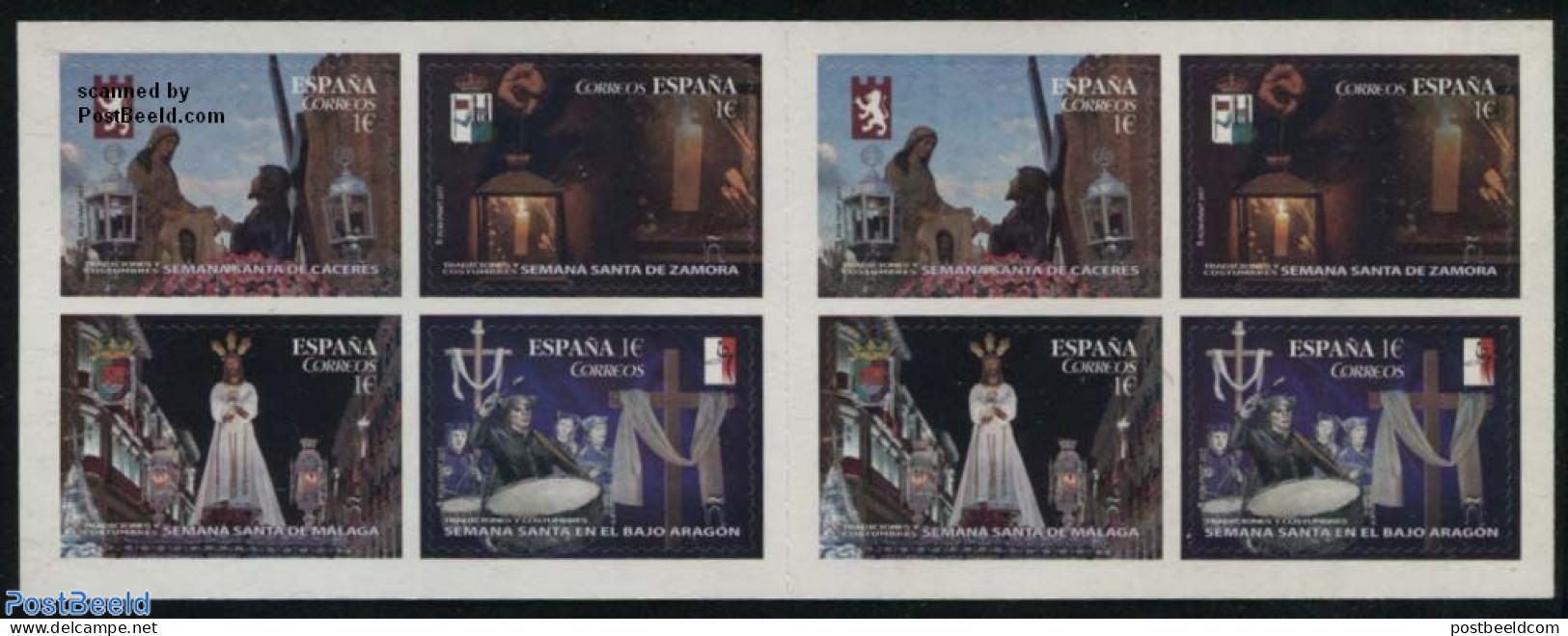 Spain 2017 Semana Santa Booklet, Mint NH, Religion - Various - Religion - Stamp Booklets - Folklore - Art - Sculpture - Nuovi