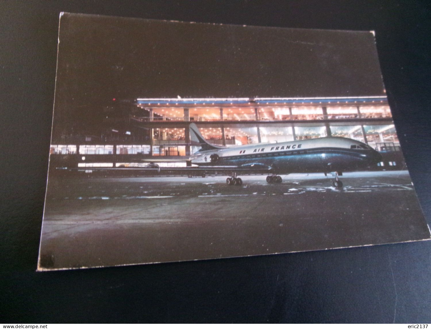 AEROPORT  De PARIS-ORLY (pv 1.65 Euros) ...CARAVELLE AIR FRANCE SUR L'AIRE DE STATIONNEMENT...CACHET ORLY 1972 - Aerodrome