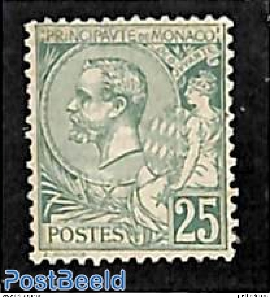 Monaco 1891 25c, Stamp Out Of Set, Unused (hinged) - Neufs