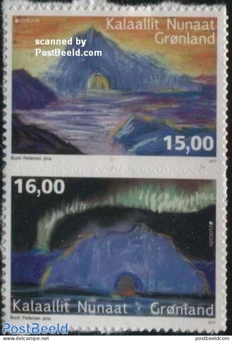 Greenland 2017 Europa, Ice Castles 2v S-a, Mint NH, History - Europa (cept) - Unused Stamps