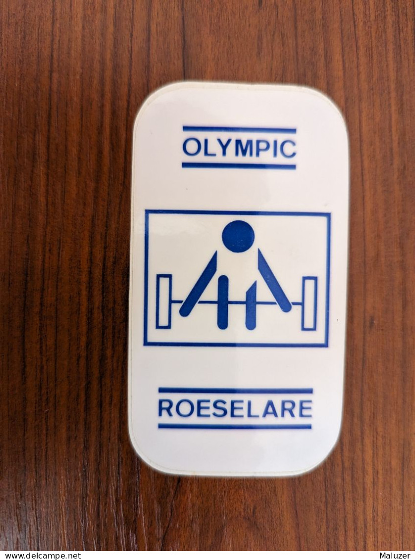 AUTOCOLLANT OLYMPIC - FITNESS BODYBUILDING HALTEROPHILIE SPORT – ROESELARE -BELGIQUE BELGIË BELGIUM - Stickers