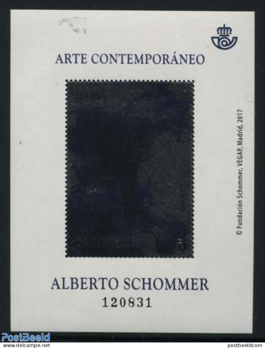 Spain 2017 Alberto Schommer S/s, Mint NH, Art - Modern Art (1850-present) - Ungebraucht