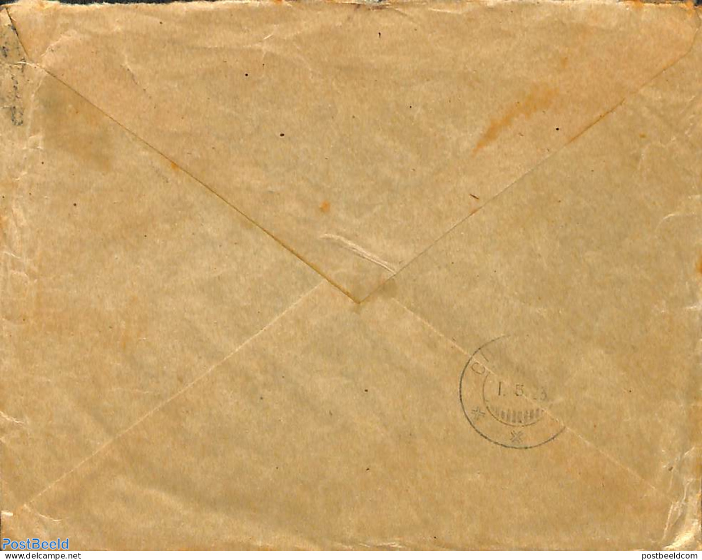 Netherlands 1923 Cover Sent By Airmail To Curacao, Postal History - Lettres & Documents