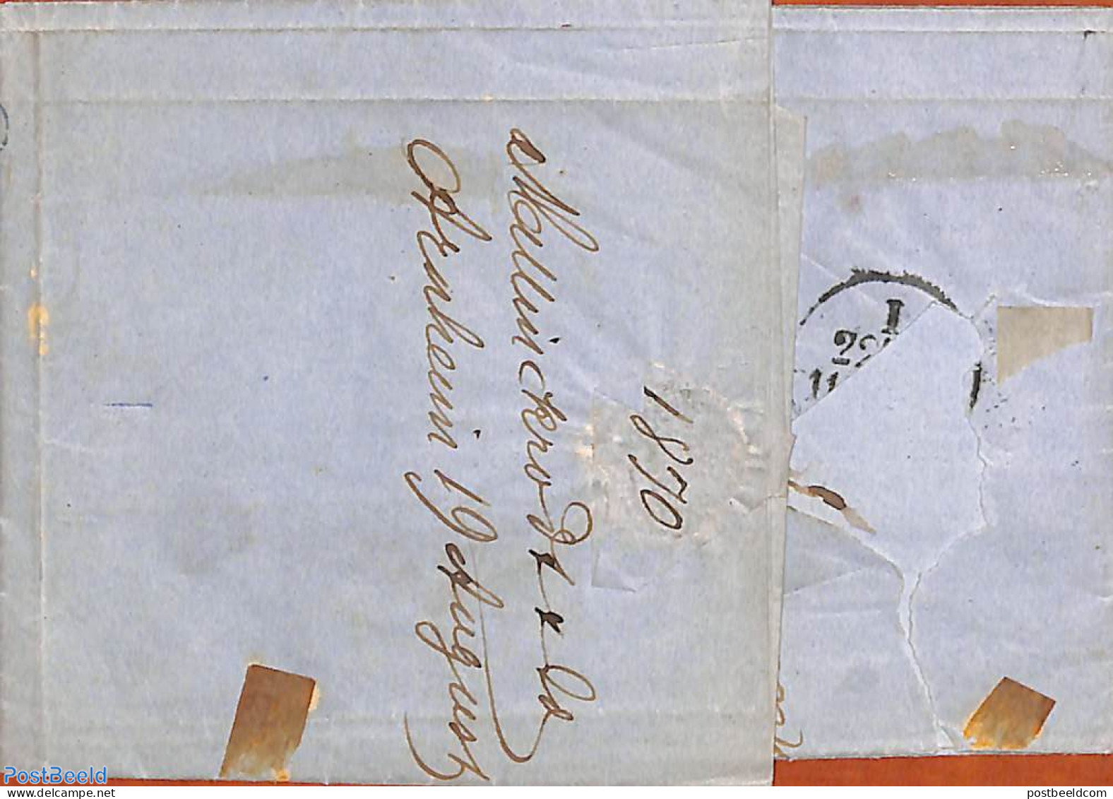 Netherlands 1870 Folding Letter From Arnhem To Berlin , Postal History - Brieven En Documenten