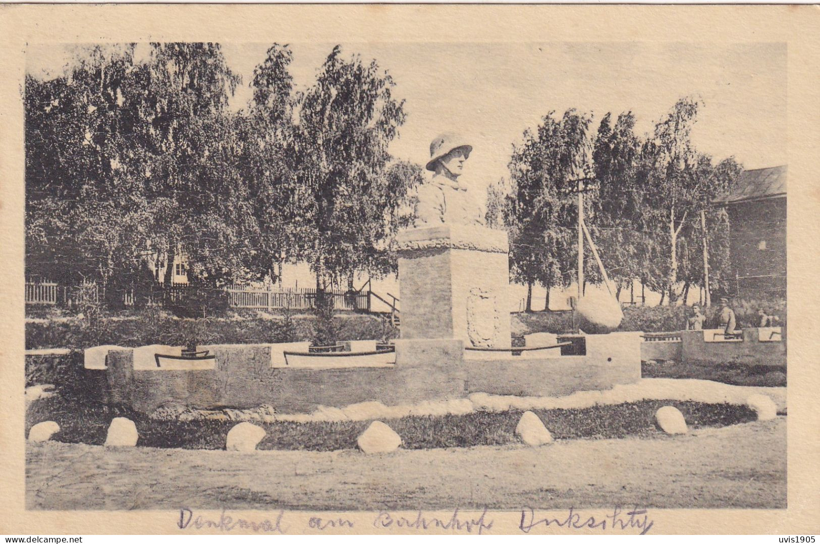 Dukszty.Dūkšta.Monument Near Bahnhof. - Lituania