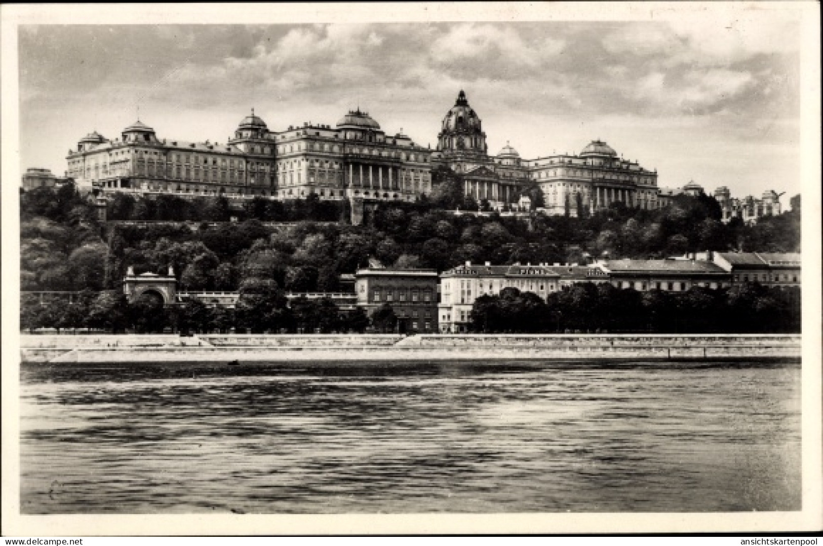 CPA Budapest Ungarn, Königliche Burg - Hongarije