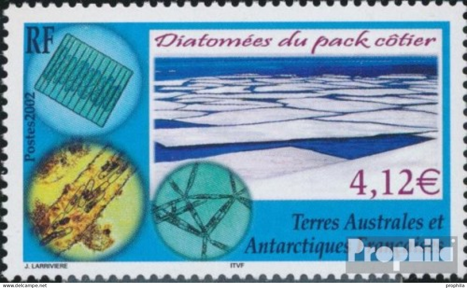 Französ. Gebiete Antarktis 498 (kompl.Ausg.) Postfrisch 2002 Kieselalgen Des Küstenpackeises - Unused Stamps