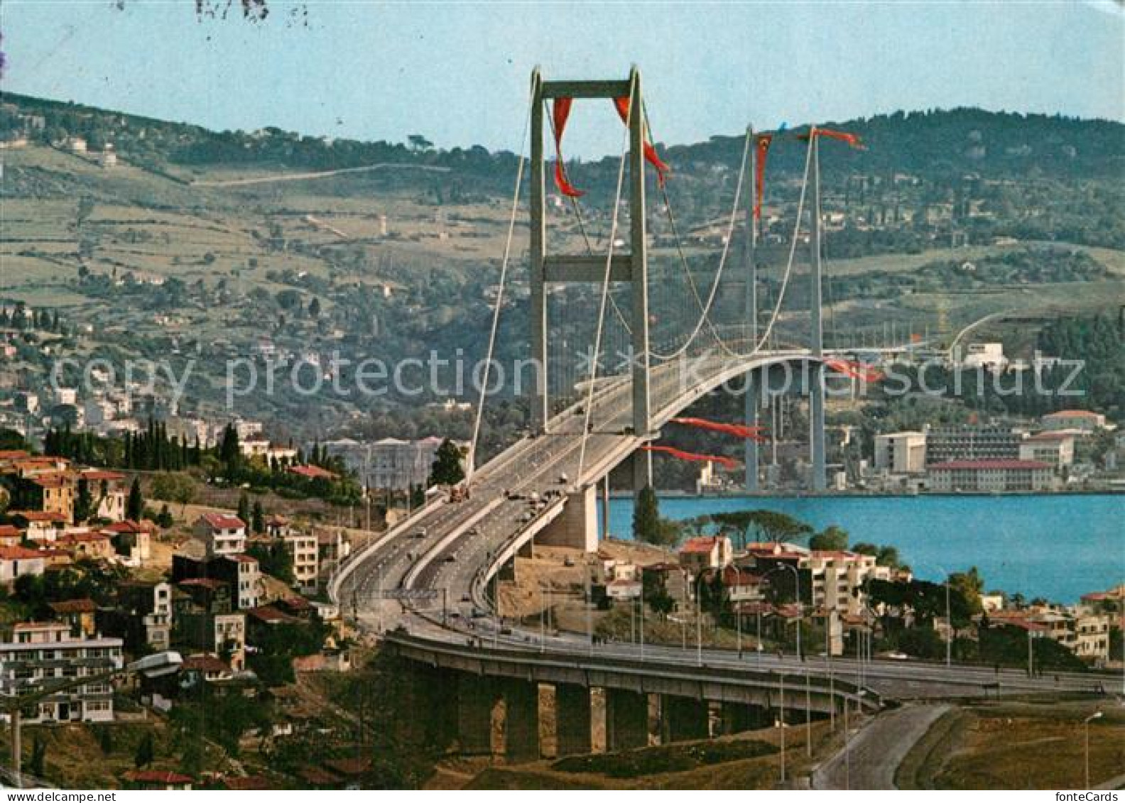 73592045 Istanbul Constantinopel Bogazici Koepruesuenuen Ortakoeyden Goeruenuesu - Turquie