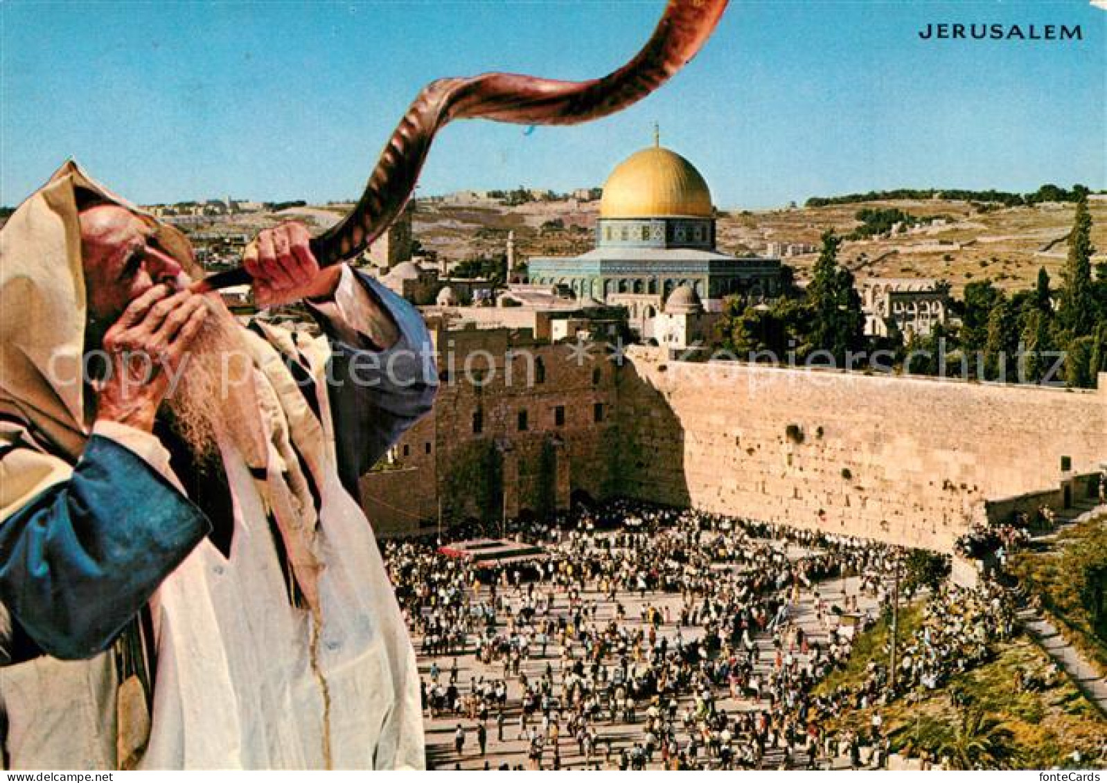 73591093 Jerusalem Yerushalayim Western-Wall Dome Of The Rock Jerusalem Yerushal - Israel