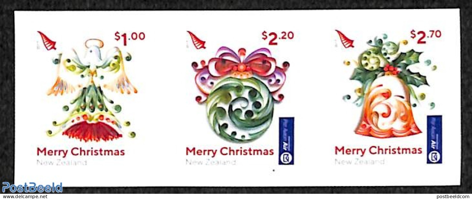 New Zealand 2017 Christmas 3v S-a, Mint NH, Religion - Christmas - Nuevos