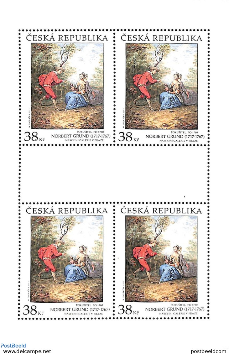 Czech Republic 2017 Norbert Grund Painting M/s, Mint NH - Other & Unclassified