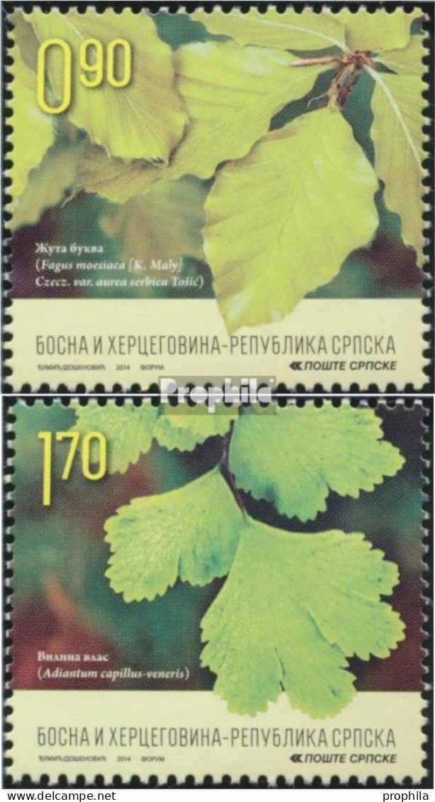 Bosnien - Serbische Republ. 620-621 (kompl.Ausg.) Postfrisch 2014 Flora - Bosnie-Herzegovine