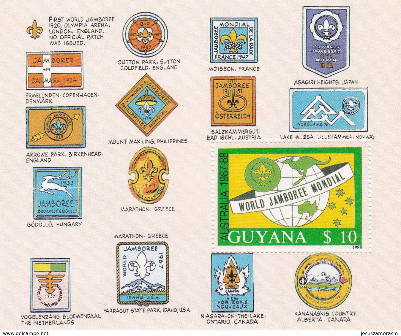 Guyana Hb 19A - Guyane (1966-...)