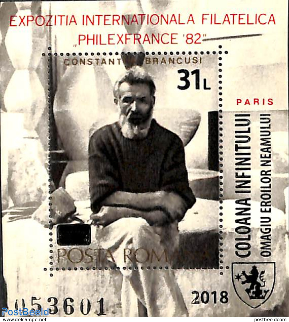 Romania 2018 Philexfrance Overprint S/s, Mint NH, Philately - Neufs