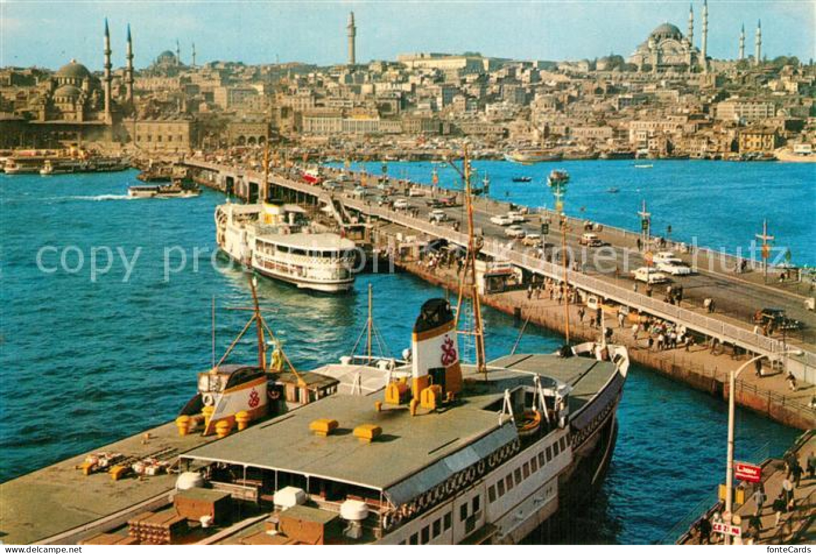 73580677 Istanbul Constantinopel Galata Bruecke Moschee Sueleymaniye Istanbul Co - Turquie