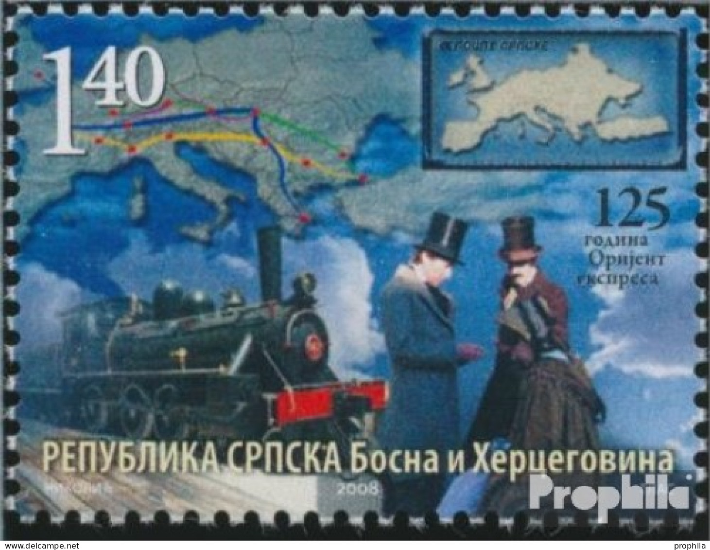 Bosnien - Serbische Republ. 447 (kompl.Ausg.) Postfrisch 2008 Orientexpress - Bosnie-Herzegovine