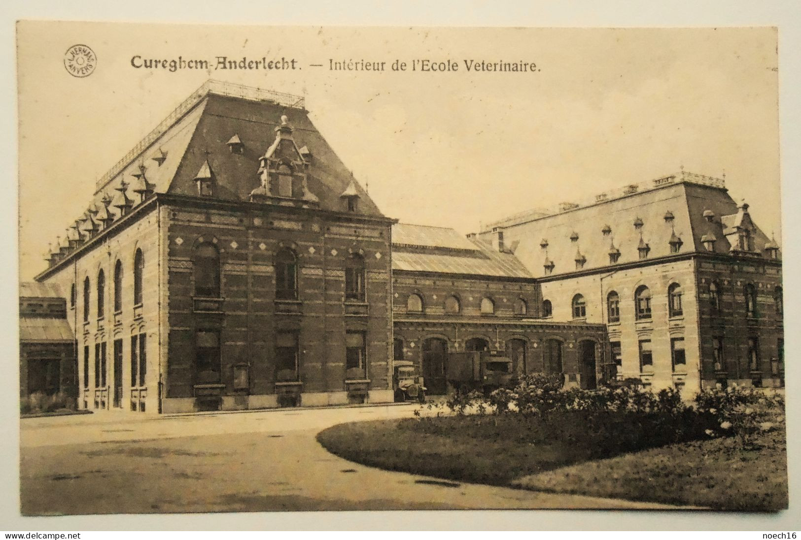 CPA 1921 Cureghem, Anderlecht. Intérieur De L''Ecole Vétérinaire - Anderlecht