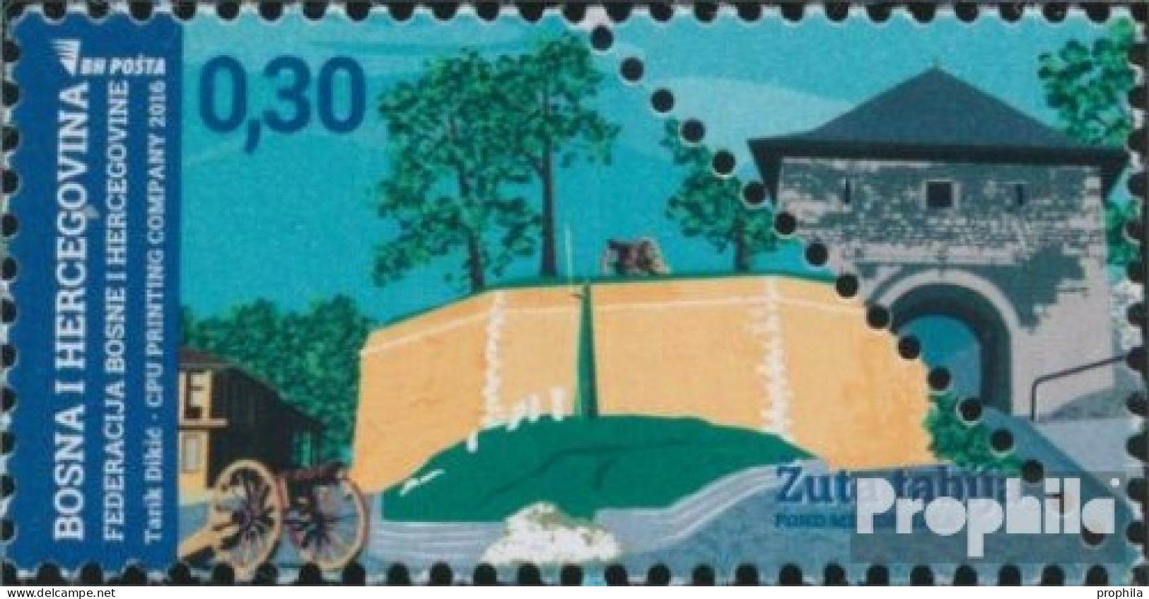 Bosnien-Herzegowina 696Zf Mit Zierfeld,697 (kompl.Ausg.) Postfrisch 2016 Kulturhistorisches Erbe, Kind - Bosnië En Herzegovina