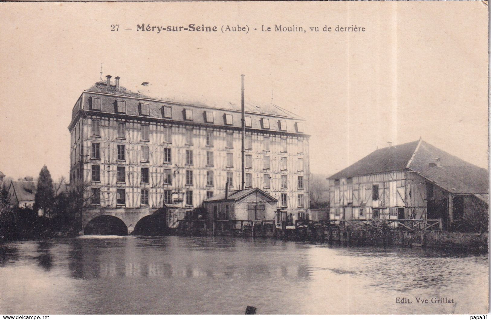 Méry Sur Seine   - Le Moulin Vue De Derrière - Autres & Non Classés