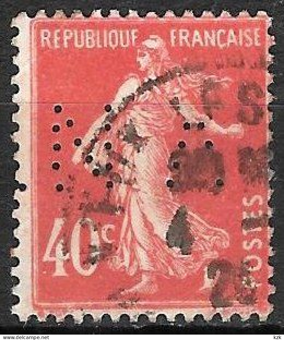 885	N°	194	Perforé	-	VN 37	-	MINES  DE  NOEUX - Used Stamps