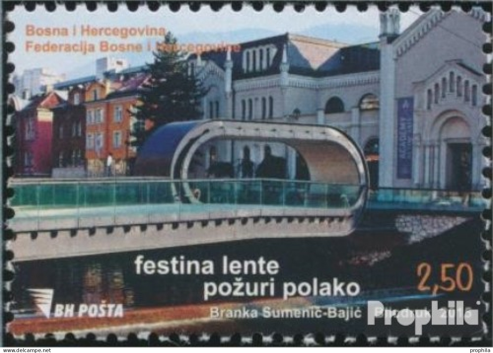 Bosnien-Herzegowina 681 (kompl.Ausg.) Postfrisch 2015 Moderne Brücken - Bosnia Erzegovina