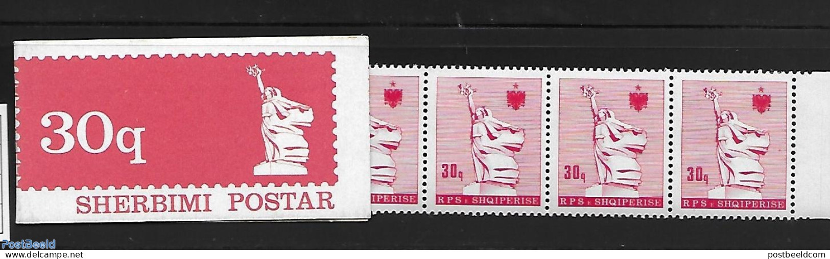 Albania 1986 30 Q, Red, Mint NH, Religion - Religion - Stamp Booklets - Unclassified