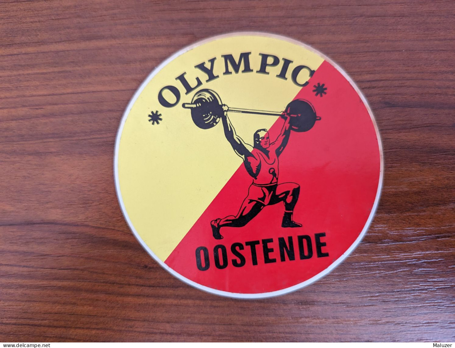 AUTOCOLLANT OLYMPIC - FITNESS BODYBUILDING HALTEROPHILIE SPORT – OOSTENDE OSTENDE -BELGIQUE BELGIË BELGIUM - Stickers