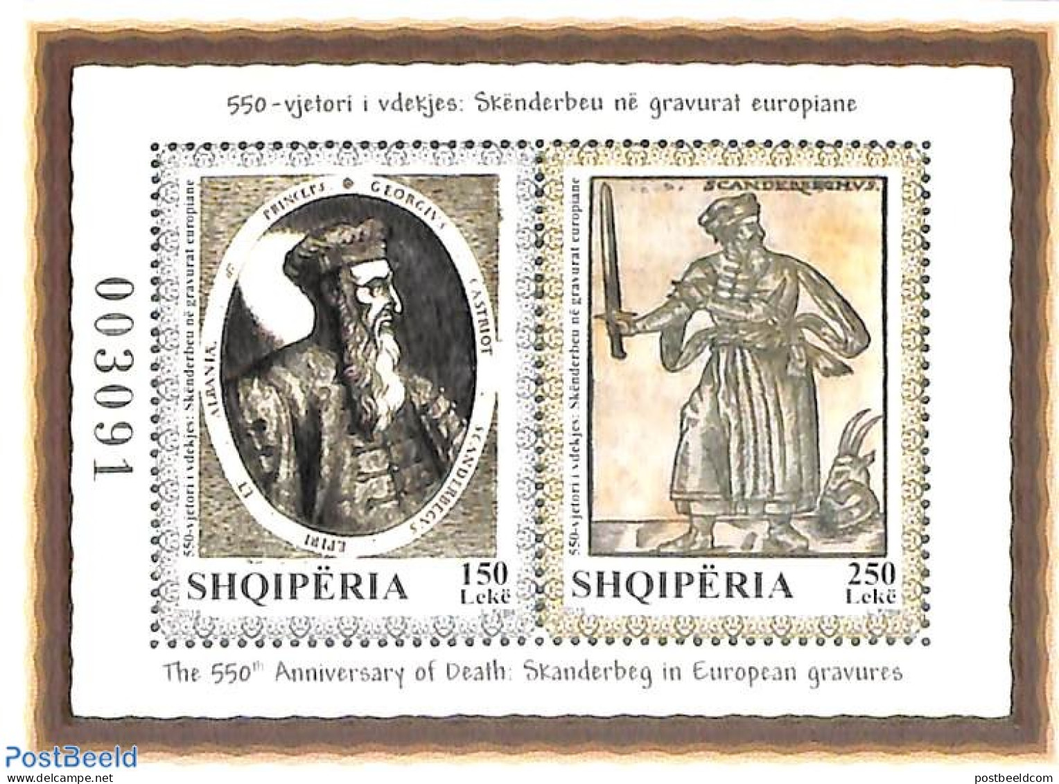 Albania 2018 550 Years Death Of Skanderbeg S/s, Mint NH - Albanie