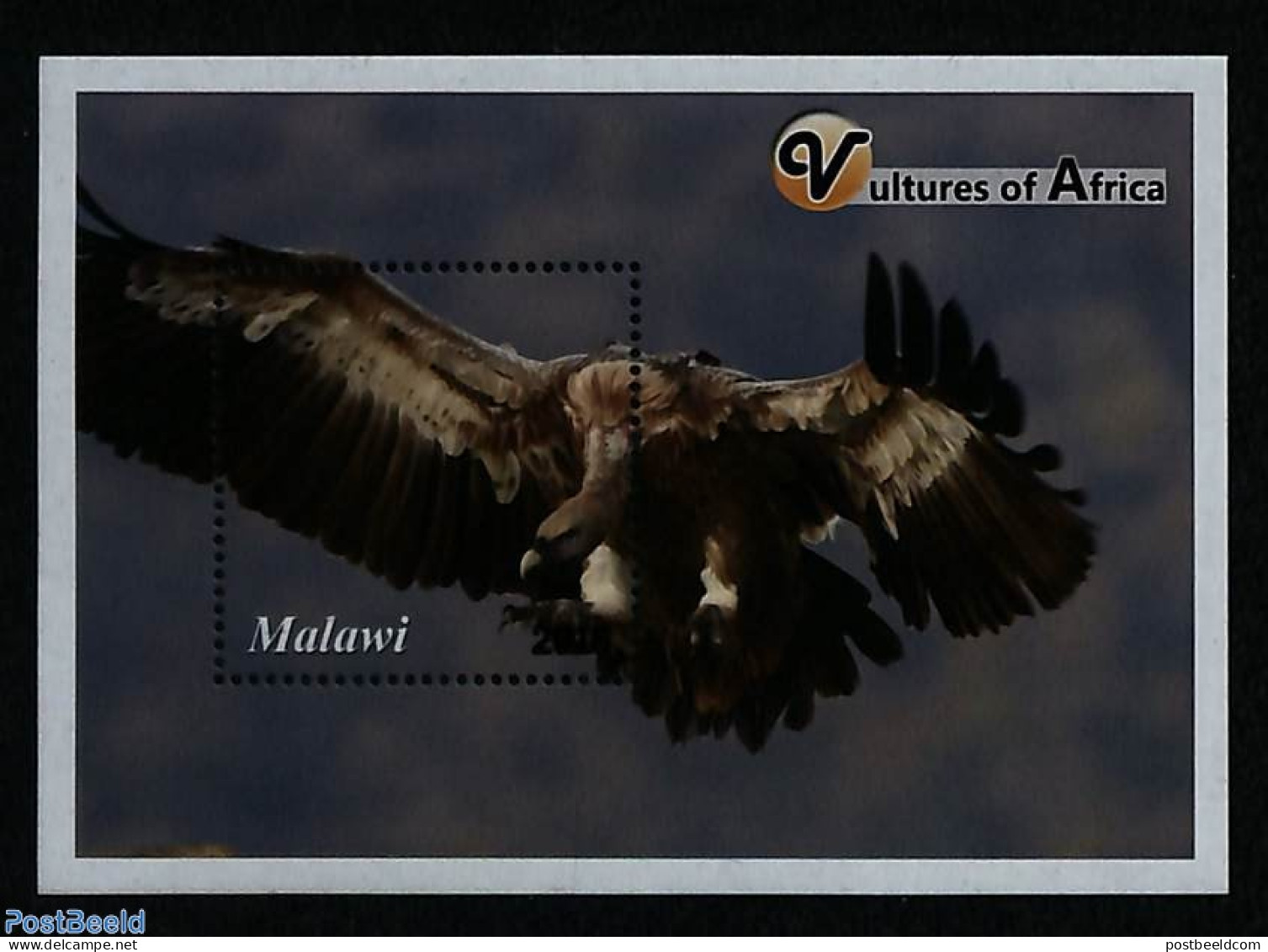Malawi 2018 Vultures Of Africa, Error 6th S/s, Withdrawn From Sale, Mint NH, Birds - Birds Of Prey - Malawi (1964-...)