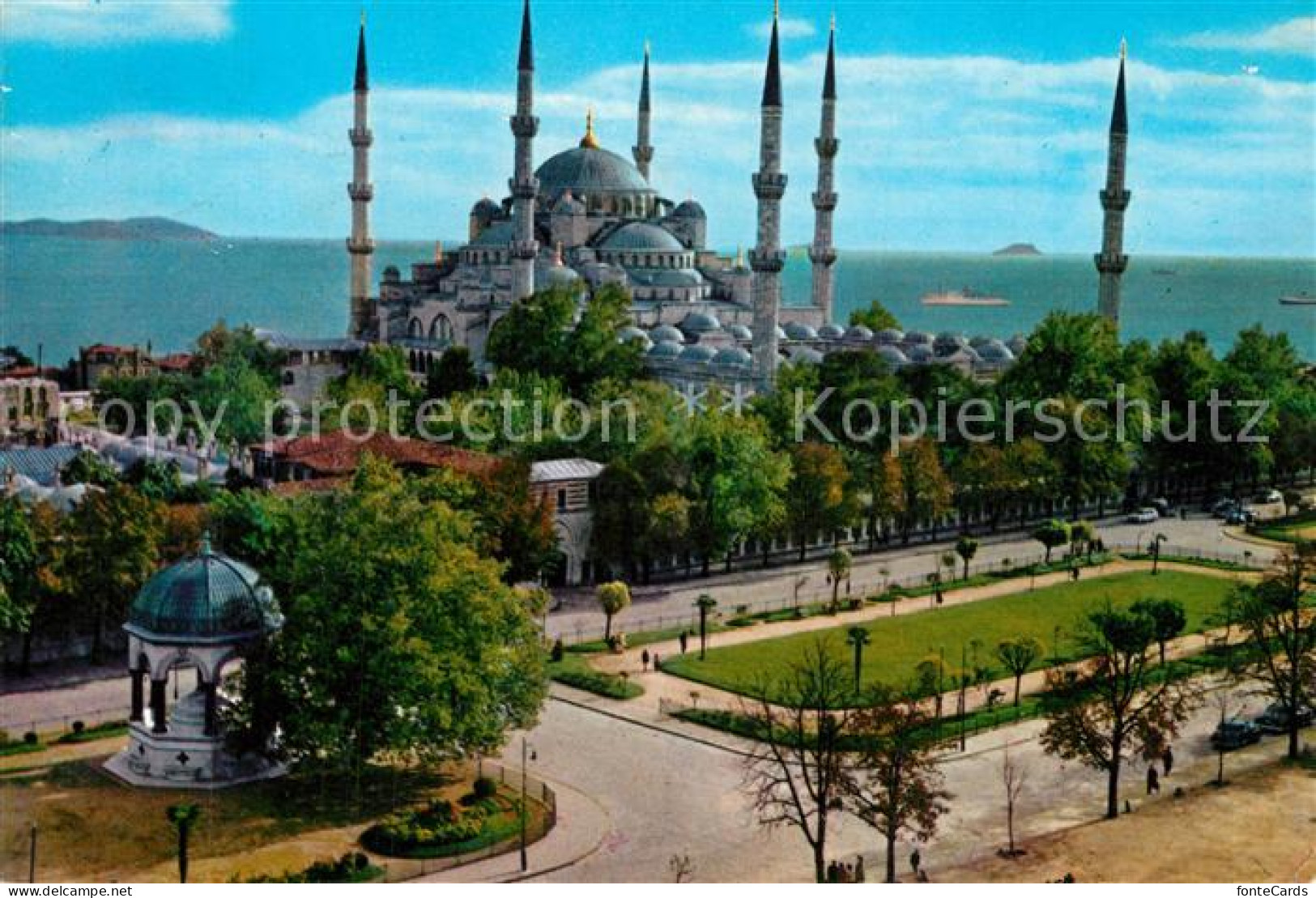 73520639 Istanbul Constantinopel Blaue Moschee Und Kaiser Wilhelm 2. Istanbul Co - Turquie