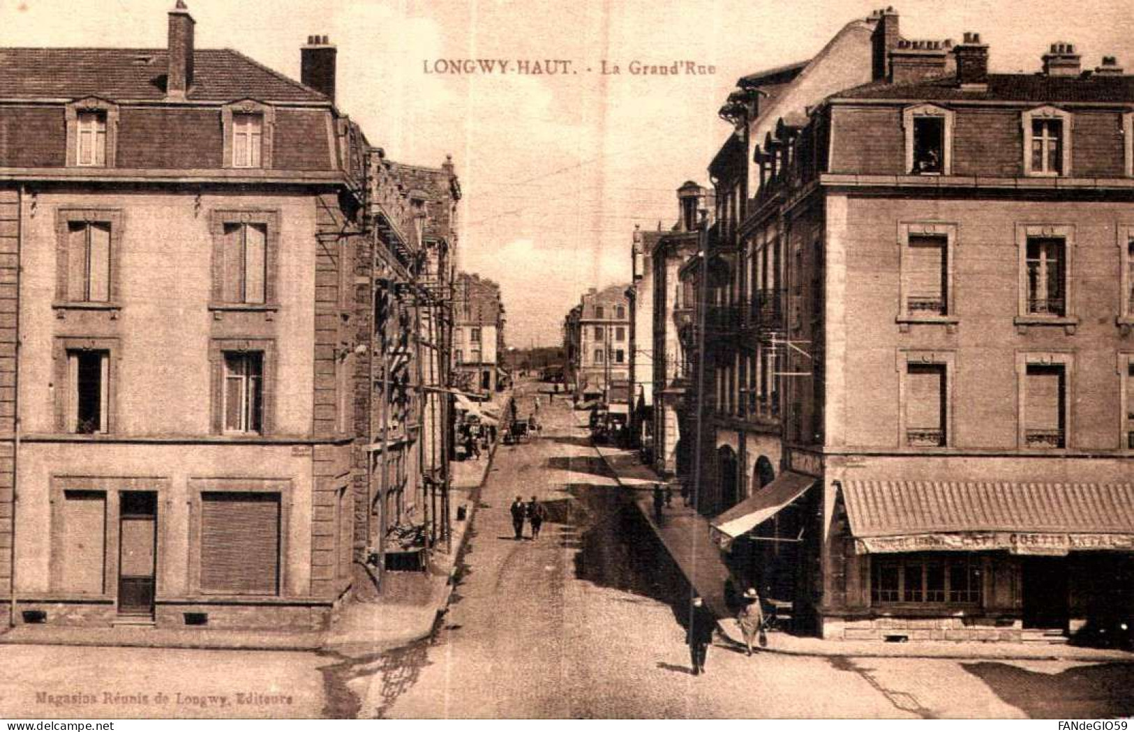 54. Longwy - Haut. La Grand' Rue. Café Continental. Bières De Longwy////  103 // - Longwy