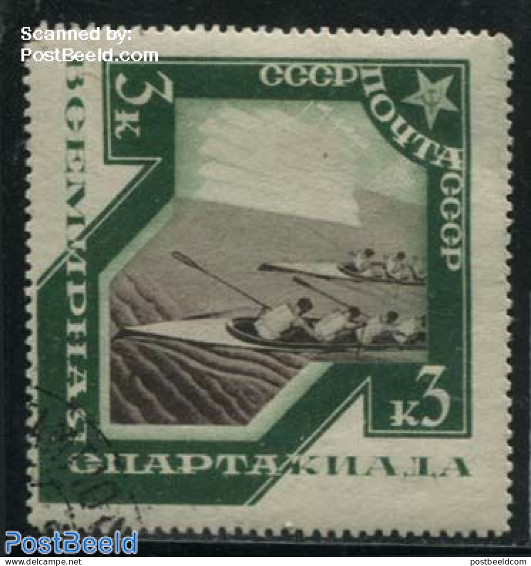 Russia, Soviet Union 1935 3K, Stamp Out Of Set, Unused (hinged), Sport - Kayaks & Rowing - Ongebruikt