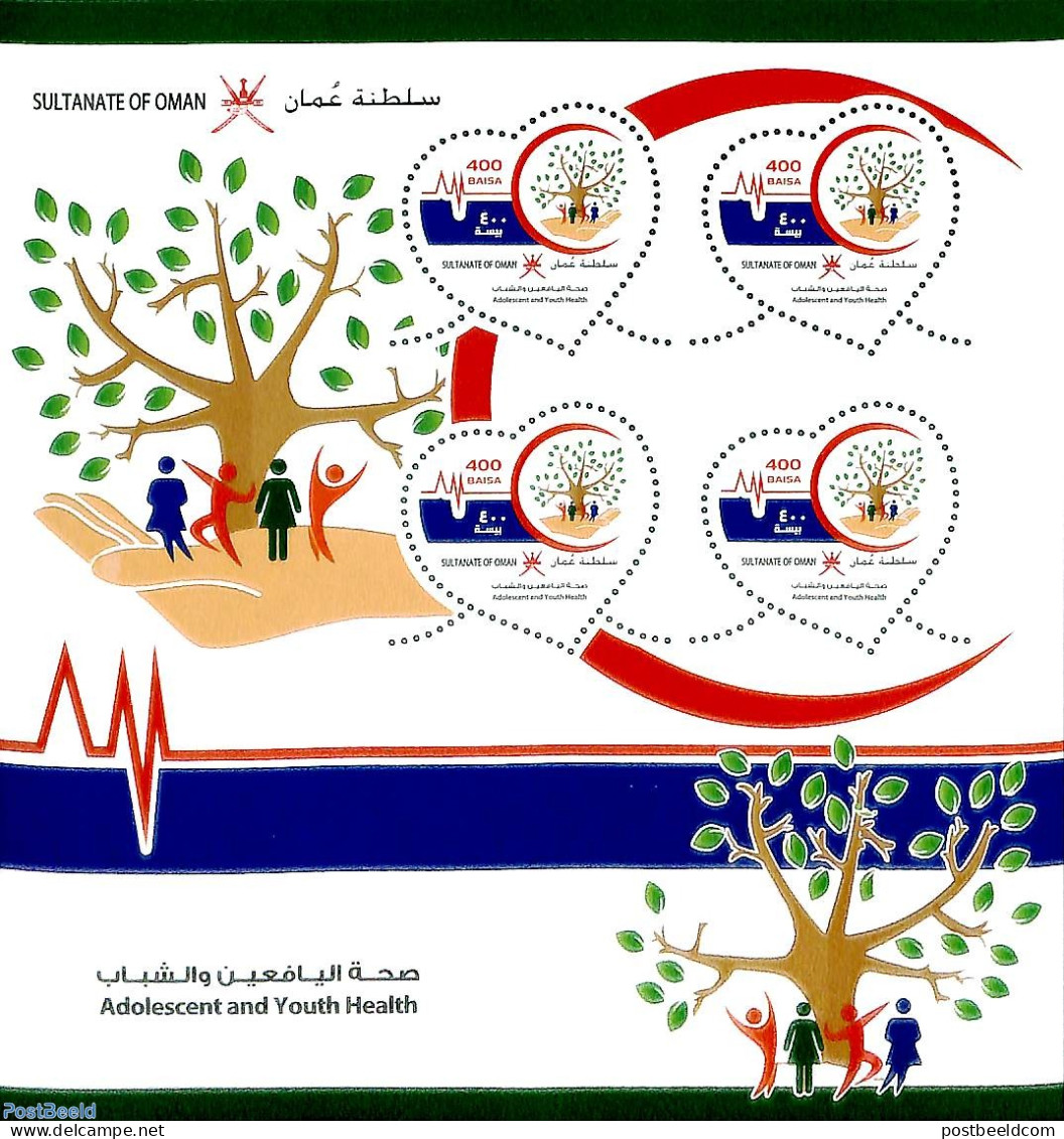 Oman 2019 Adolescent And Youth Health S/s, Mint NH, Health - Health - Oman