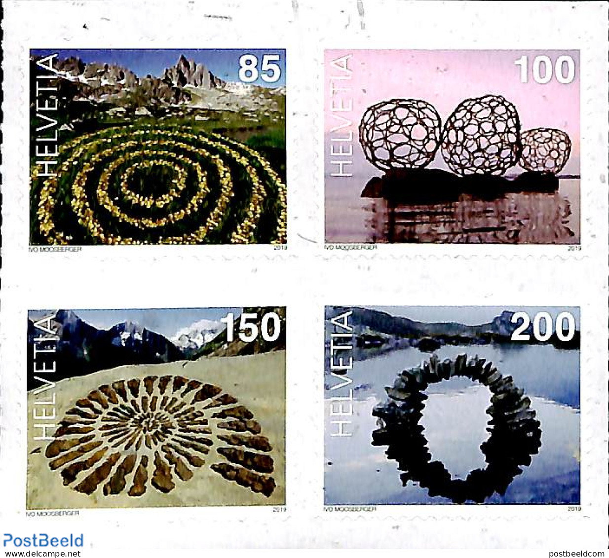 Switzerland 2019 Nature Art 4v S-a, Mint NH - Unused Stamps