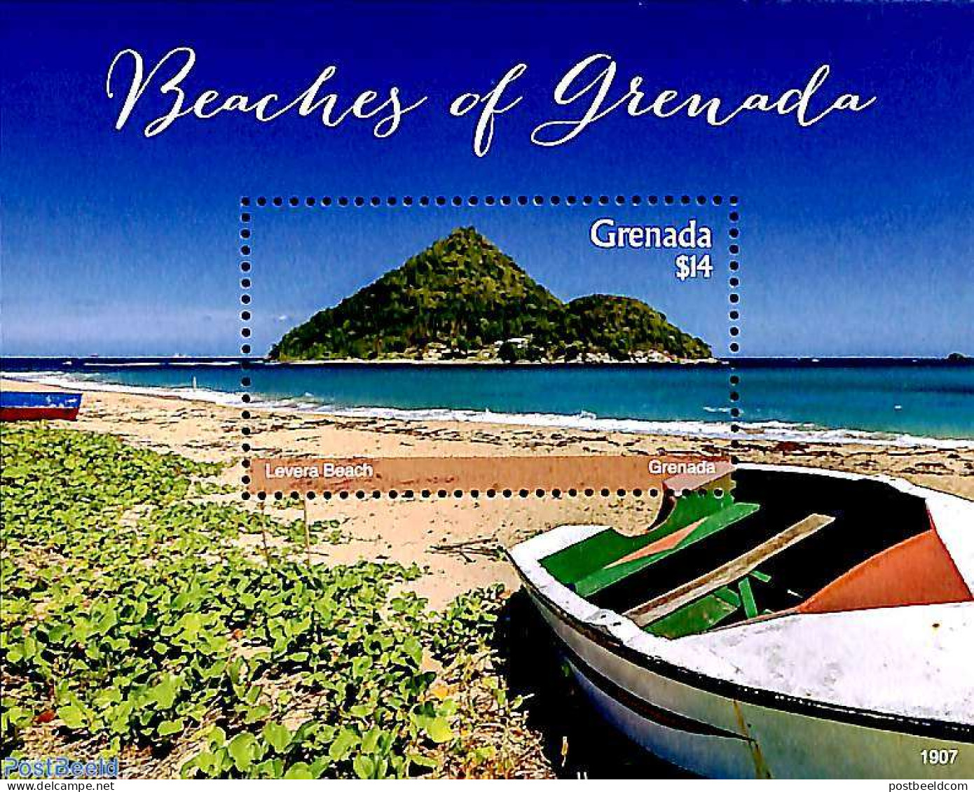 Grenada 2019 Beaches S/s, Mint NH, Transport - Various - Ships And Boats - Tourism - Barcos