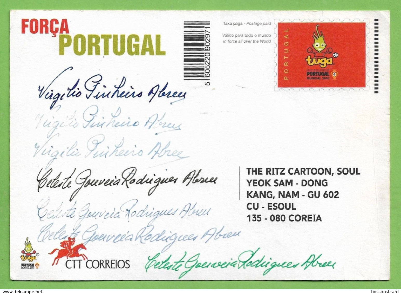 Lisboa - Selecção Nacional De Futebol No Mundial De 2002 - Estádio - Football - Stadium - Portugal - Voetbal