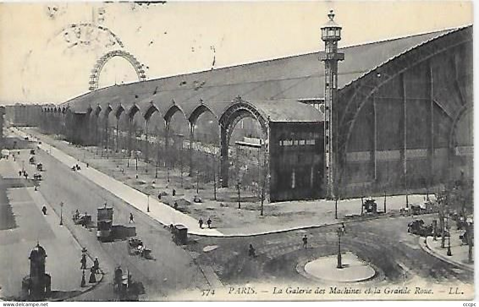 CPA  Paris La Galerie Des Machines Et La Grande Roue - Paris (07)