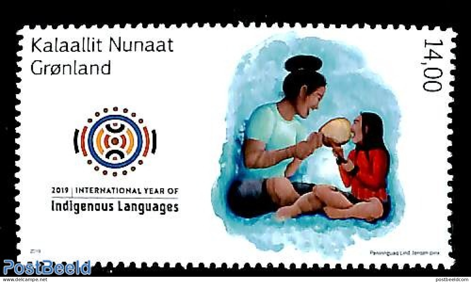 Greenland 2019 Indegenous Languages 1v, Mint NH, Science - Esperanto And Languages - Unused Stamps