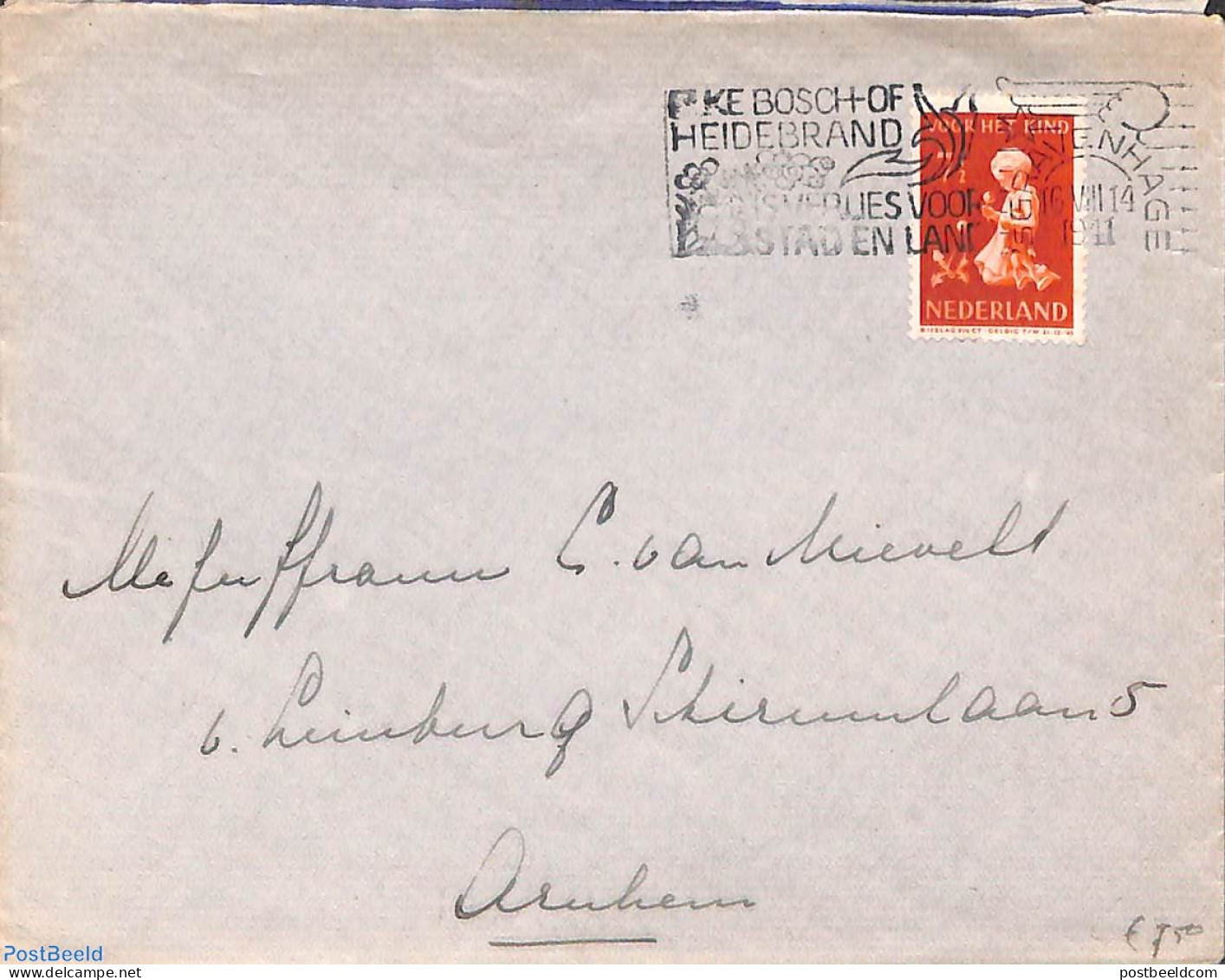 Netherlands 1941 NVPH No. 378 On Cover, Postal History - Lettres & Documents